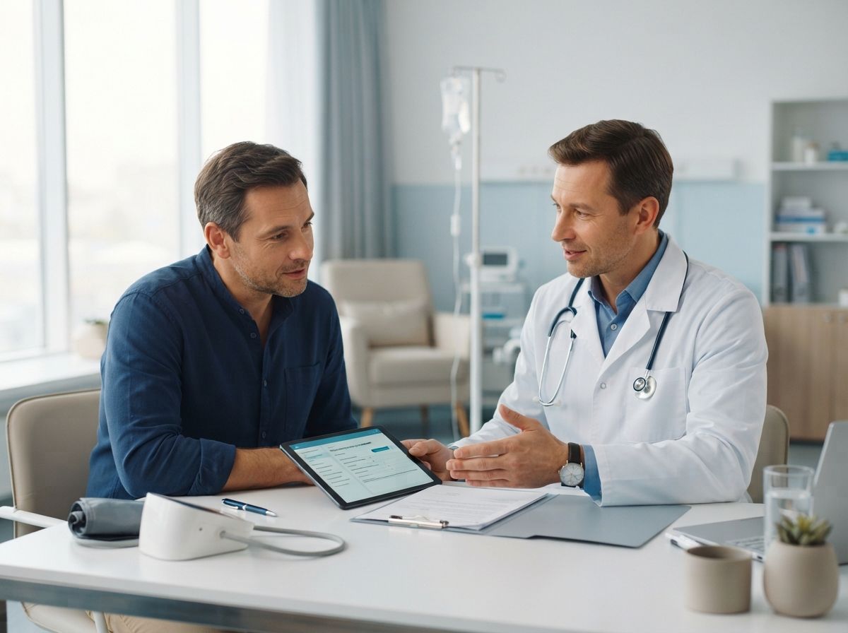 Капельница от наркотиков Капельница врач консультирует пациента