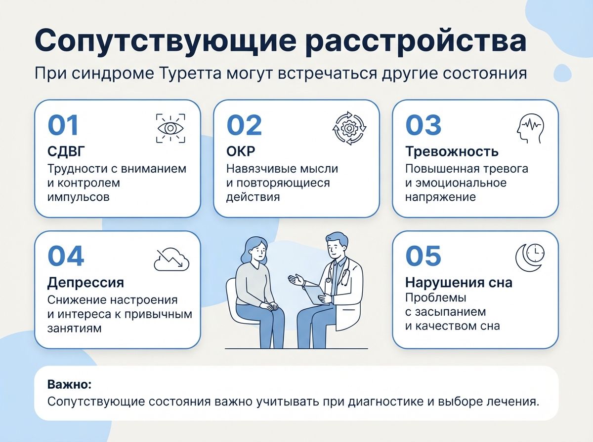Лечение синдрома Туретта в Георгиевске инфографика