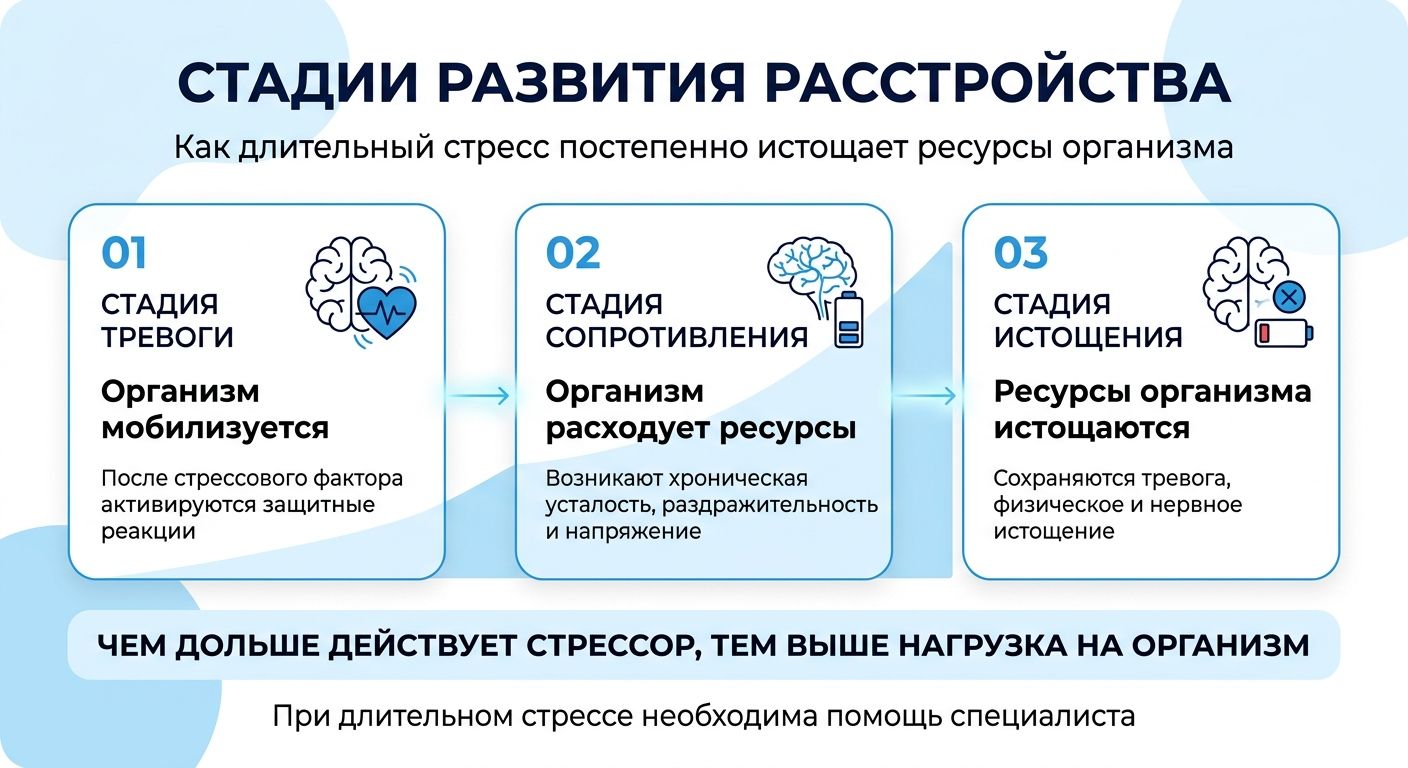 Лечение стресса в Георгиевске инфографика